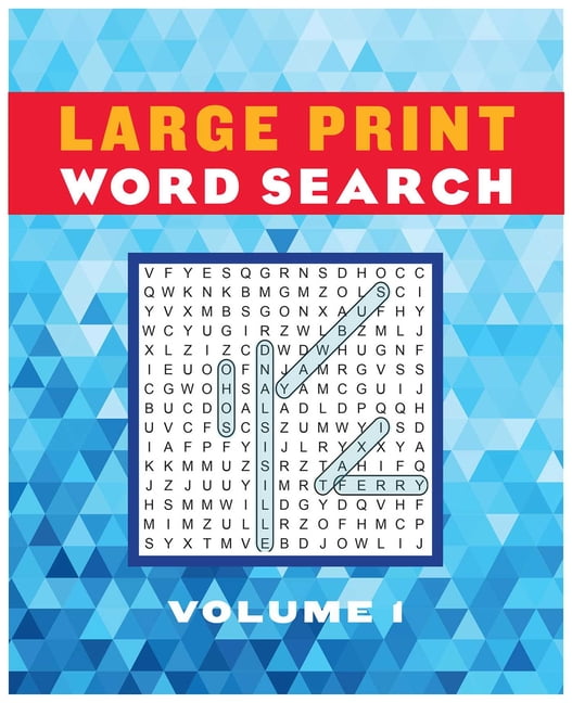 large print word search volume 1 paperback walmart com
