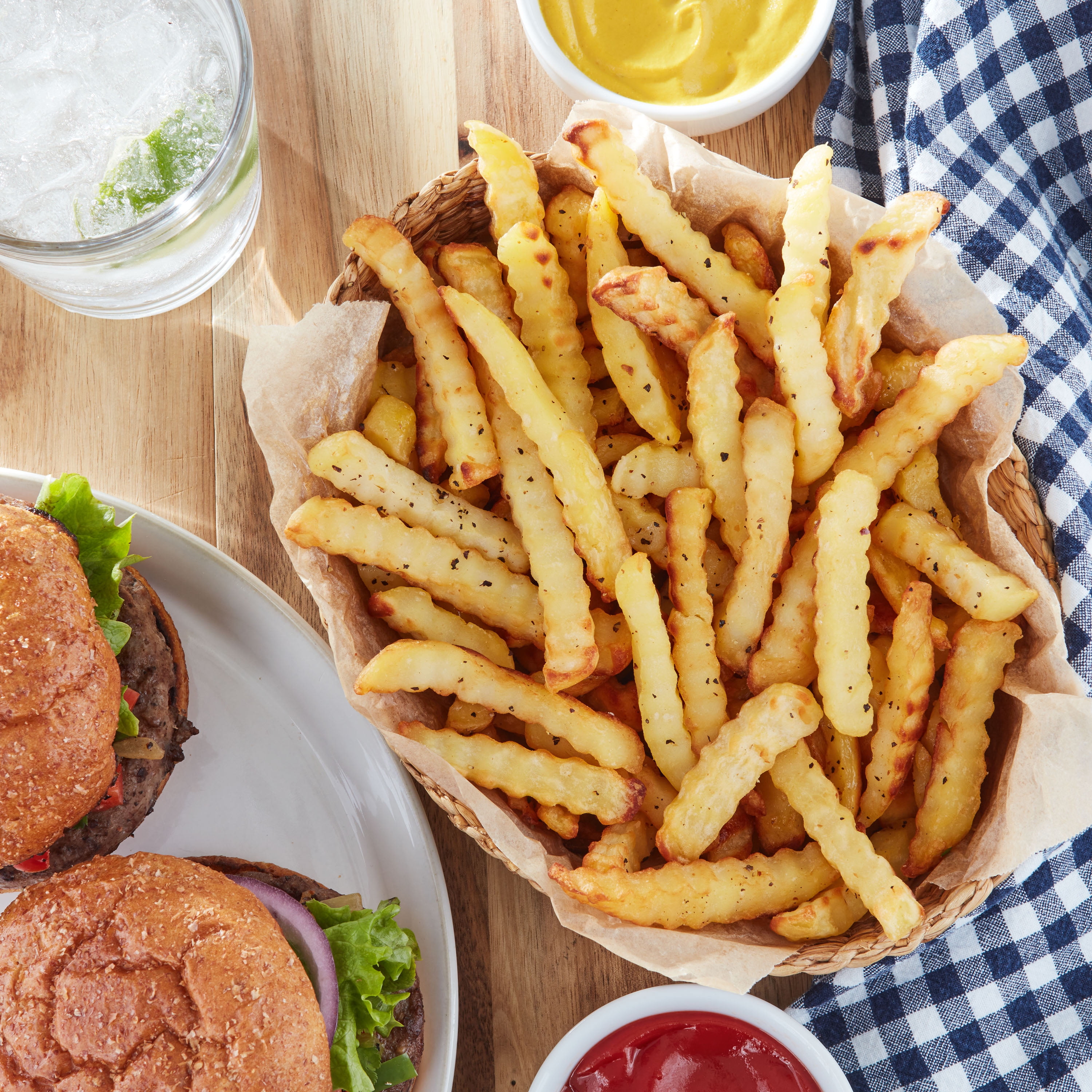 Jumbo Crinkle Cut French Fries - 28 Oz. Bag