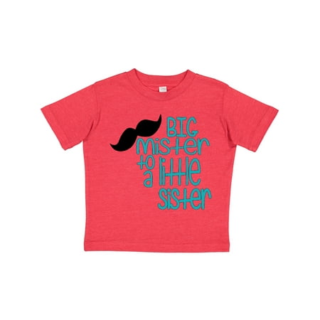 

Inktastic Big Mister to a Little Sister Gift Toddler Boy Girl T-Shirt