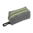 thumbnail image 1 of Dispensador de bolsas de basura portátil para caminar al aire libre y acampar Cremallera doble gris Yuyangstore Soporte para residuos, 1 of 8