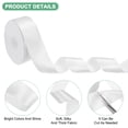 thumbnail image 2 of White Satin Ribbon 50 Yards 1-1/2" Wide Polyester Fabric Ribbon DIY Decoration, 2 of 7