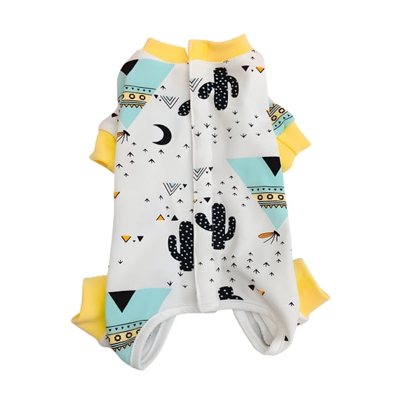 AOMRCOL Dog Recovery Suit for Female Pets, Surgery Onesie in Cotton, Size S