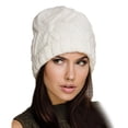 thumbnail image 2 of Gorro de punto de lana gruesa suave, gorro de mujer, gorro de lana de moda para otoño e invierno, 2 of 6