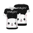 thumbnail image 6 of Rocae Cat Meow for Breathable Men's Baseball T-Shirt Fashionable Casual Baseball Jersey, Moisture-wicking Sportswear 3X-Large, 6 of 9