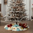 thumbnail image 6 of Kll Butterflies Christmas Tree Skirt 48",Party Decorations Farmhouse For Christmas Decorations Holiday Party, 6 of 8