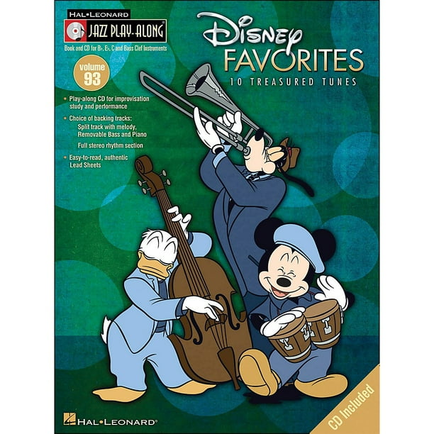 Hal Leonard Disney Favorites Jazz Play Along Volume 93 Cd Pkg Walmart Com Walmart Com