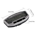 thumbnail image 3 of Bike Accessories Wired Stopwatch Cycling Odometer with LCD Display for Road Speed Measurement, 3 of 7