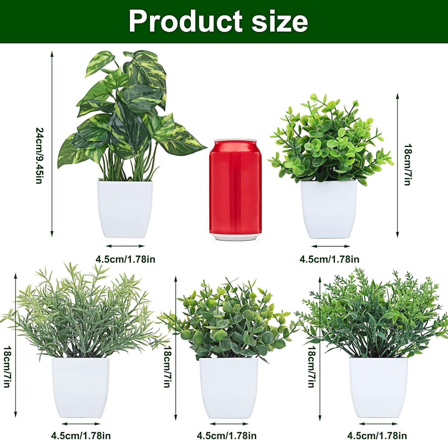 10 Packs Small Fake Potted Plants Mini Artificial Desk Plants for Indoor Farmhouse Office Table Shelf Bathroom Decor