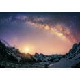 thumbnail image 2 of wall26 - Spectacular Night View in Mountains with The Milk Way - Removable Wall Mural | Self-Adhesive Large Wallpaper - 100x144 inches, 2 of 6