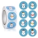thumbnail image 1 of Injueey 1 rollo de pegatinas de Feliz Navidad, 500 Uds., animales, muñecos de nieve, árboles, pegatinas decorativas Navida, caja de regalo, etiqueta, Kits de decoración para fiestas No.02 Injueey HA007985-02, 1 of 6