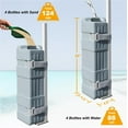 thumbnail image 3 of Eurmax Outdoor Canopy Weights (Set of 4) – 124 lbs. Gray Water Weights, 3 of 6