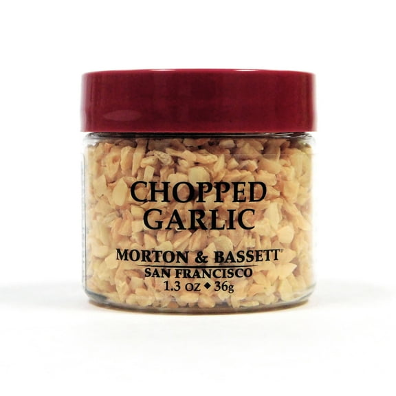 Morton & Bassett Chopped Garlic, 1.3 oz – Single Spice