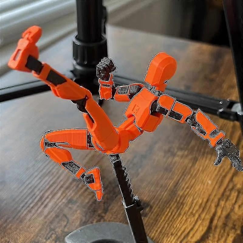 Figura De Acción De Robot T13 Impresa En 3d Y Articulada