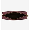 thumbnail image 3 of Michael Kors Women's Coated Canvas MK Patten Crossbody Handbag, Berry, 3 of 4