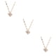 thumbnail image 3 of Collar Colgante Estética Elegante Jumpingount Tipo 2 Oro rosa, 3 of 6