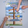 thumbnail image 3 of Lewes, Delaware, Destinations Sign (1000 Piece Puzzle, Size 19x27, Challenging Jigsaw Puzzle for Adults and Family, Made in USA), 3 of 4