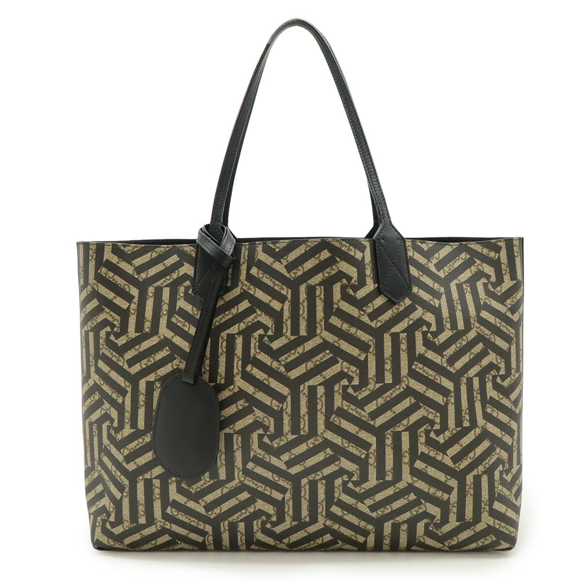 Pre-Owned GUCCI GG Kaleido Supreme Tote Bag/Shoulder Bag, Reversible PVC and Leather,... (Good)