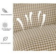 thumbnail image 7 of weibbin Striped Pillowcase - Solid Color & Soft & Breathable Pillow Covers for Bed Sofa Gargen Chair, Washed Pillowcase, 74x48x0.3cm, Cotton, 7 of 7