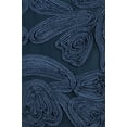 thumbnail image 4 of JS Collections Boat Neck Short Sleeve Zipper Slit Back Embellished Soutache Mesh Dress-NAVY / 10, 4 of 10