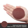 thumbnail image 4 of LEONTOOL Sanding Discs 3 Inches 80 Grit Hook and Loop Sandpaper 100Pcs Sanding Pad NO-Hole Aluminum Oxide Random Orbital Sander, 4 of 7