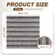 thumbnail image 2 of Uxcell 10 piezas de azulejos autoadhesivos para salpicaduras 11.8"x11.8" PVC pared textura de madera gruesa autoadhesiva impermeable para cocina, baño y dormitorio, gris, 2 of 7