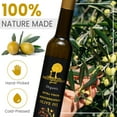 thumbnail image 6 of Mediterranean Gold Organic Olive Oil Extra Virgin - First 100% Nature-Made Cold Pressed, Unfiltered & Hand-Harvested, Ensure High Polyphenol With Antioxidant Count - For Foods Salads & Meats, 6 of 19