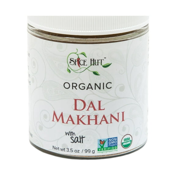 Spice Hut - Dal Makhani Lentil Seasoning, Organic, with Salt, - Vegan, Gluten-Free - 3.7oz Glass Jar