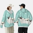thumbnail image 6 of Kll French Bulldog Taking A Bath Print Men'S Women’s Upf 50+ Sun Protection Outdoor Hoodie Jacket Long Sleeve Fishing Hiking Performance Shirt- Xx-Large, 6 of 8