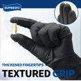 thumbnail image 3 of Guantes de nitrilo Supmedic, serie SKF, 3.5 mil, negros, medianos, 1000 unidades, 3 of 9