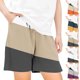 thumbnail image 5 of Odeerbi 5-14 Años Niños Niñas Pantalones Cortos de Color Bloque Hawaiano de Secado Rápido Pantalones Cortos de Tablero de Playa Pantalones Cortos Sueltos Con Bolsillo, 5 of 5