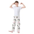 thumbnail image 3 of Penguin Love Pattern Pajama Pants Soft Lightweight Lounge Pants Bottoms Sleep Pants Warm Comfy, 3 of 9