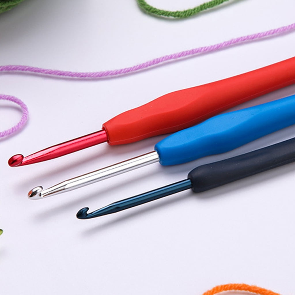 5 Set 2.0mm-6.0mm Crochet Hook Set Practical Knitting Needle Crochet Needle
