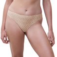 thumbnail image 2 of Chantelle Ladies Thong - String, Softstretch, sin costuras, invisible, Una Talla 3-44, Patrón Norah Nude Talla única, 2 of 3