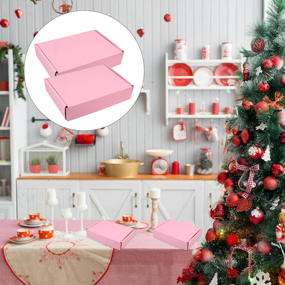 SOPOTUTU Small Corrugated Storage Boxes Set of 1, Drop Resistant Packaging Case for Organization