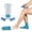 white, variant on KEKOY 4 Inch Sock Aid - No Bending Needed, Foam Handles & Long Rope, Easy to Put On for Seniors, Disabled & Post-Surgery Recovery (Blue)