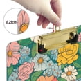 thumbnail image 6 of FORMRS Acrylic Clipboard with Low Profile Clip Standard A4 Letter Size, 12.5" x 9", Floral Pattern, 6 of 8