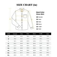 thumbnail image 4 of Youclos Mens Band Collar Stretch Dress Shirts Long Sleeve Button Down Shirts with Pockets, 4 of 6