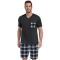 thumbnail image 7 of Iceglad Men's Pajamas Set Long Sleeve Sleepwear with Pockets Comfortable Lightweight Pjs Sets for Men, 7 of 7