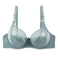 thumbnail image 2 of pimelu Bras for Women Push Up Bra for Women Full Coverage Compression T-Shirt Bras Elder Comfy Lightweight Lace Trim Plus Size Underwire Bra Womens Sports Bras, 2 of 4