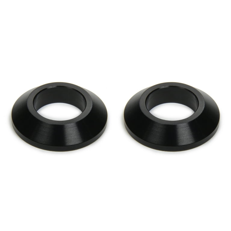 Ti22 Performance Tapered Spacers 1/2in ID 1/4in Thick Black Ti22 Performance Tapered Spacers 1/2in ID 1/4in Thick Black