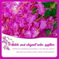 thumbnail image 5 of Nvzi Flores colgantes de glicina rosa, paquete de 12 enredaderas de flores, glicina falsa, flores de glicina artificiales de 3,61 pies,guirnalda de flores para decoración, 5 of 5