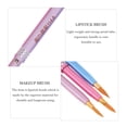 thumbnail image 2 of 6 PCS Portable Metal Shell Lip Brush Telescopic Fiber Lip Brush Retractable Makeup Brush, 2 of 8