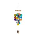 thumbnail image 2 of Campanillas de concha Iris colgante de pared Natural Windchimes colgante artesanía decoración exterior jardín DYNWAVEMX  Campanas de viento de Shell, 2 of 8