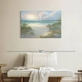 thumbnail image 2 of Elephant Stock Coastal Beach Wall Art - Horizontal Canvas Wall Art - Living Room Wall Decor - Beach Canvas - Blue And Teal Decor By Georgia Janisse - 36" x 24", 2 of 8