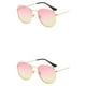 thumbnail image 2 of Sonducket Gafas de sol polarizadas con montura ligera para hombres y mujeres, materiales de protección UV a la moda, dorado, rosa, amarillo, C15 oro rosa amarillo C15 2Conjunto, 2 of 6