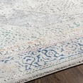 thumbnail image 6 of Lagos Light Grey 6'7" x 9' Traditional Rectangle Area Rug, 6 of 6