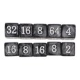 thumbnail image 1 of 30PCS Multiples Of 2 Number  Lightweight Durable With Versatile Use Ideal For Board Games Math Learning, 1 of 8