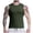 Army Green, variant on Men's Tight Base Sleeveless Fitness Training Running Quick Drying Basketball Compression Men's Undershirts Tank