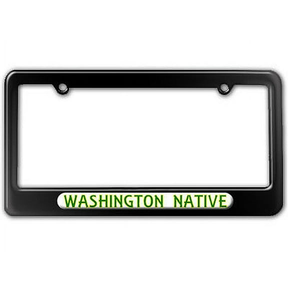 Washington Native - State Pride License Plate Frame
