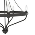 thumbnail image 4 of Hunter - Merlin 5-light Noble Bronze, Medium Size Chandelier, Dimmable, Industrial Style, Empire Shaped, for Bedrooms, Dining, Living Rooms - 19794, 4 of 7